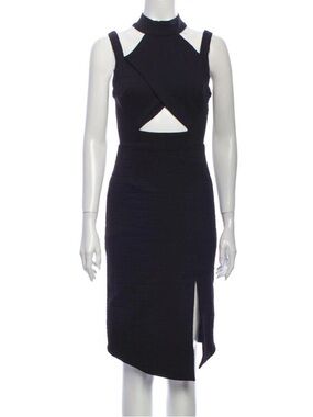 Jonathan Simkhai Cutout Midi Sheath Dress Size 4 Black